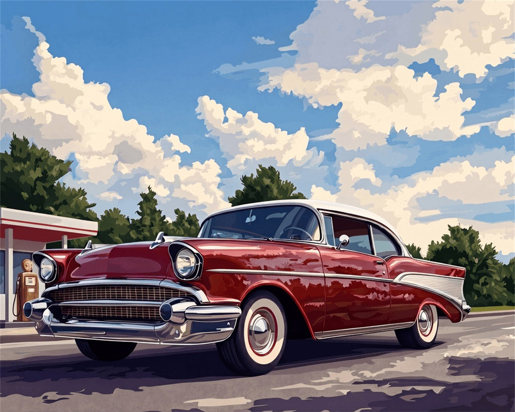 DIAMOND PAINTING I KLASSISCHER VINTAGE-OLDTIMER
