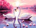 DIAMOND PAINTING I SCHWANENPAAR