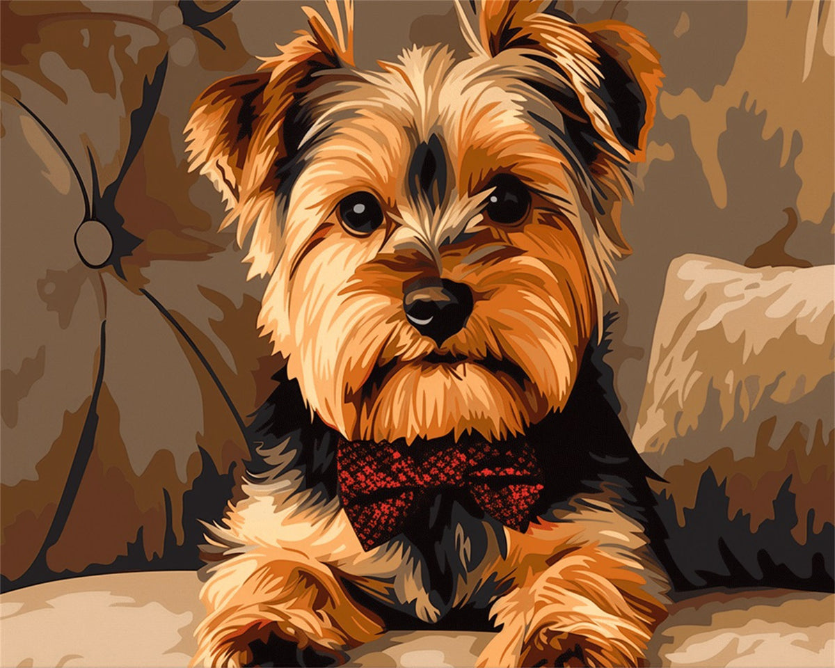 DIAMOND PAINTING I KLEINER GENTLEMAN MIT FLIEGE