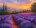 DIAMOND PAINTING I LAVENDELZAUBER IM ABENDLICHT