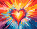DIAMOND PAINTING I HERZ VOLLER STRAHLKRAFT