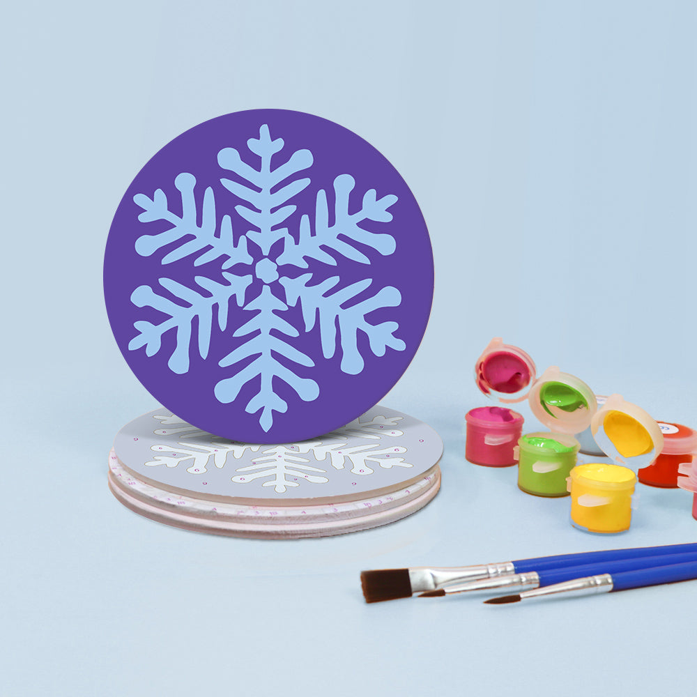 MNZ Tassenuntersetzer Schneeflocken (4er Set)