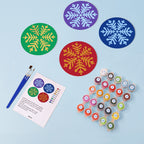 MNZ Tassenuntersetzer Schneeflocken (4er Set)