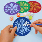 MNZ Tassenuntersetzer Schneeflocken (4er Set)