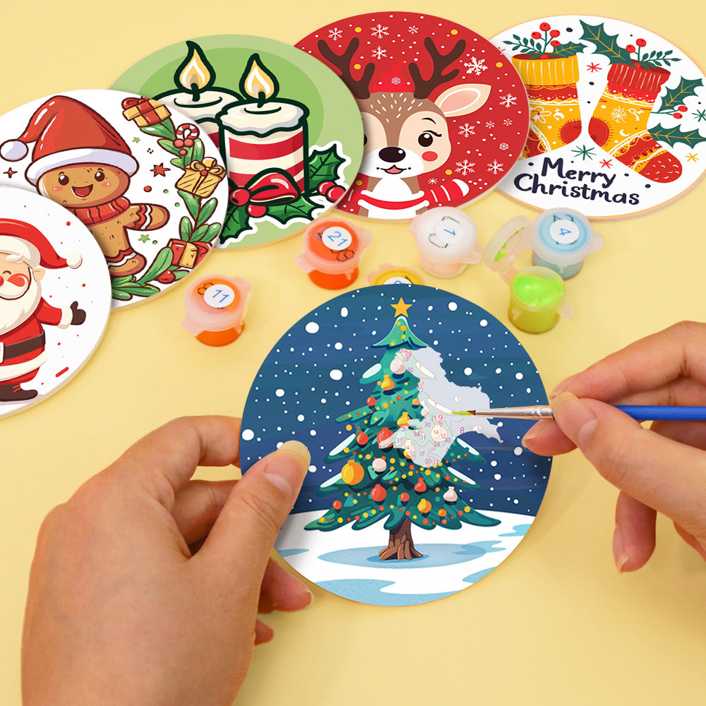 MNZ Tassenuntersetzer Weihnachtsfreude (6er Set)