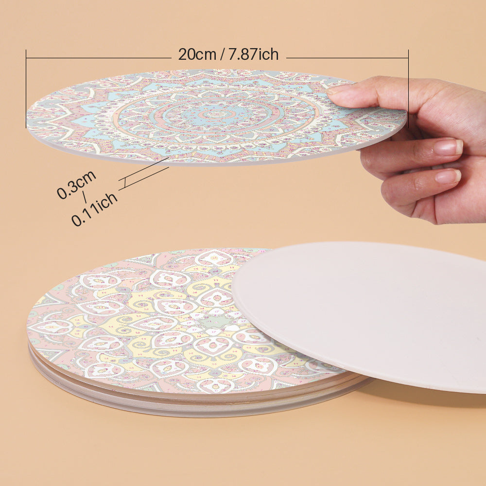 MNZ Dessous de verre Mandala (lot de 6)