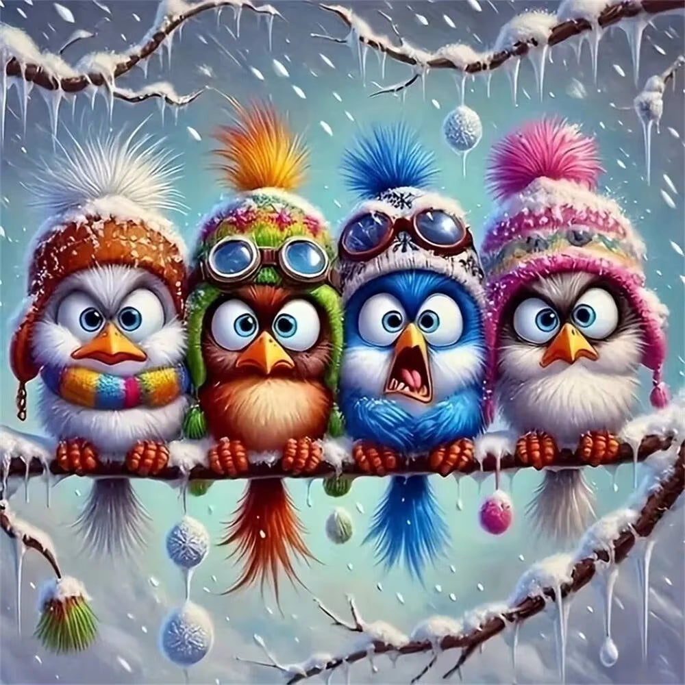 DIAMOND PAINTING I ANGRY SNOWBIRDS