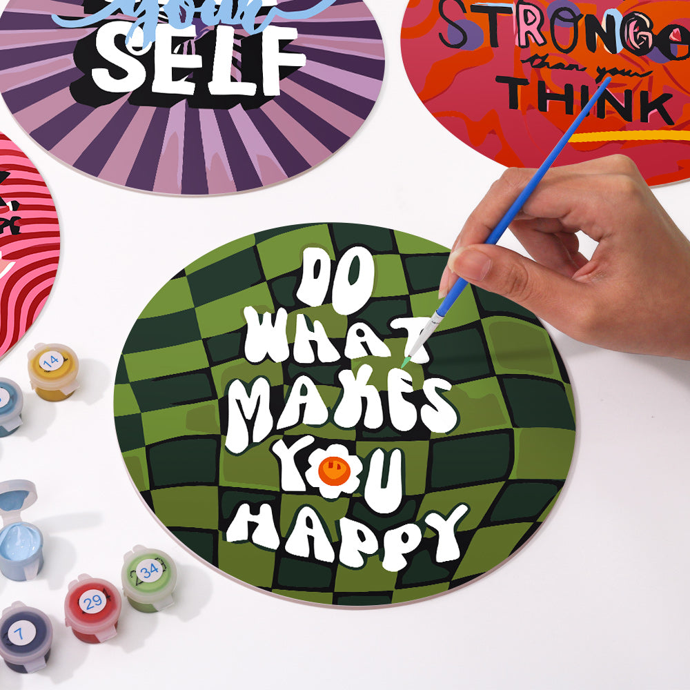 MNZ Sous-verres Good Vibes (lot de 6)
