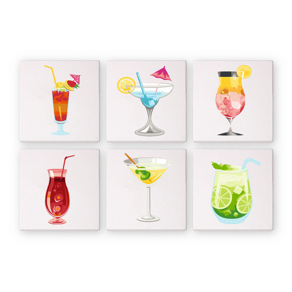 MINI MALEN NACH ZAHLEN I CHEERS & COLORS (6er Set)