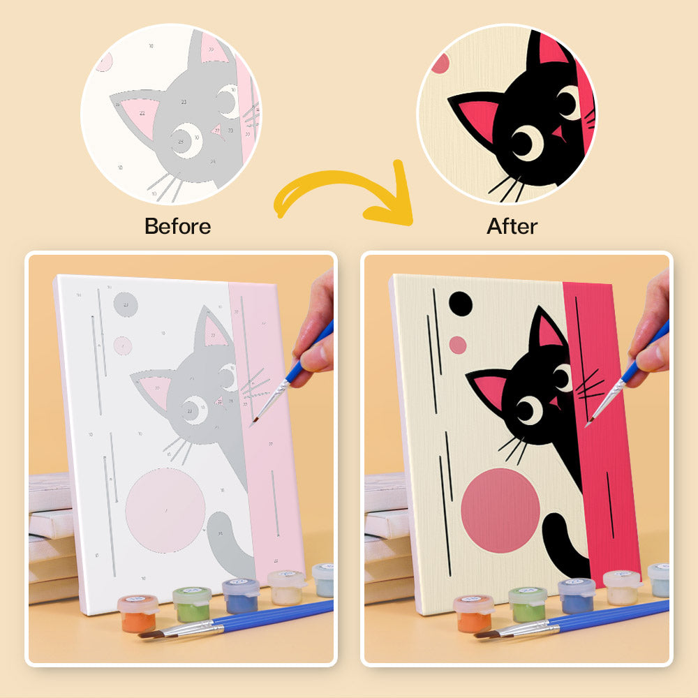 MINI MALEN NACH ZAHLEN I Katzen (6er Set)
