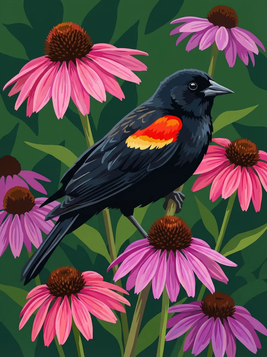 MALEN NACH ZAHLEN I KLEINER VOGEL