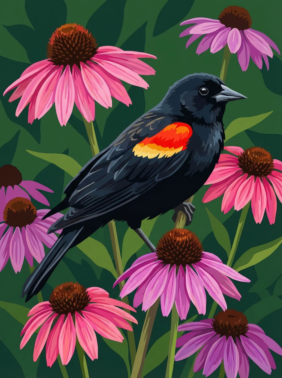 MALEN NACH ZAHLEN I KLEINER VOGEL