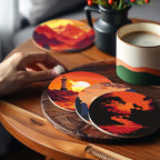 MNZ Tassenuntersetzer Sonnenuntergänge (6er Set)