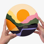 MNZ Telleruntersetzer Landschaften (6er Set)