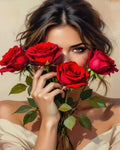 MALEN NACH ZAHLEN I GEHEIMNIS HINTER ROTEN ROSEN