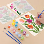 MINI MALEN NACH ZAHLEN I Blumenpracht (6er Set)