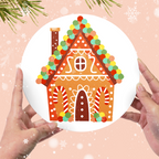 MNZ Telleruntersetzer Weihnachtshaus (4er Set)
