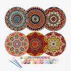 MNZ Dessous de verre Mandala (lot de 6)