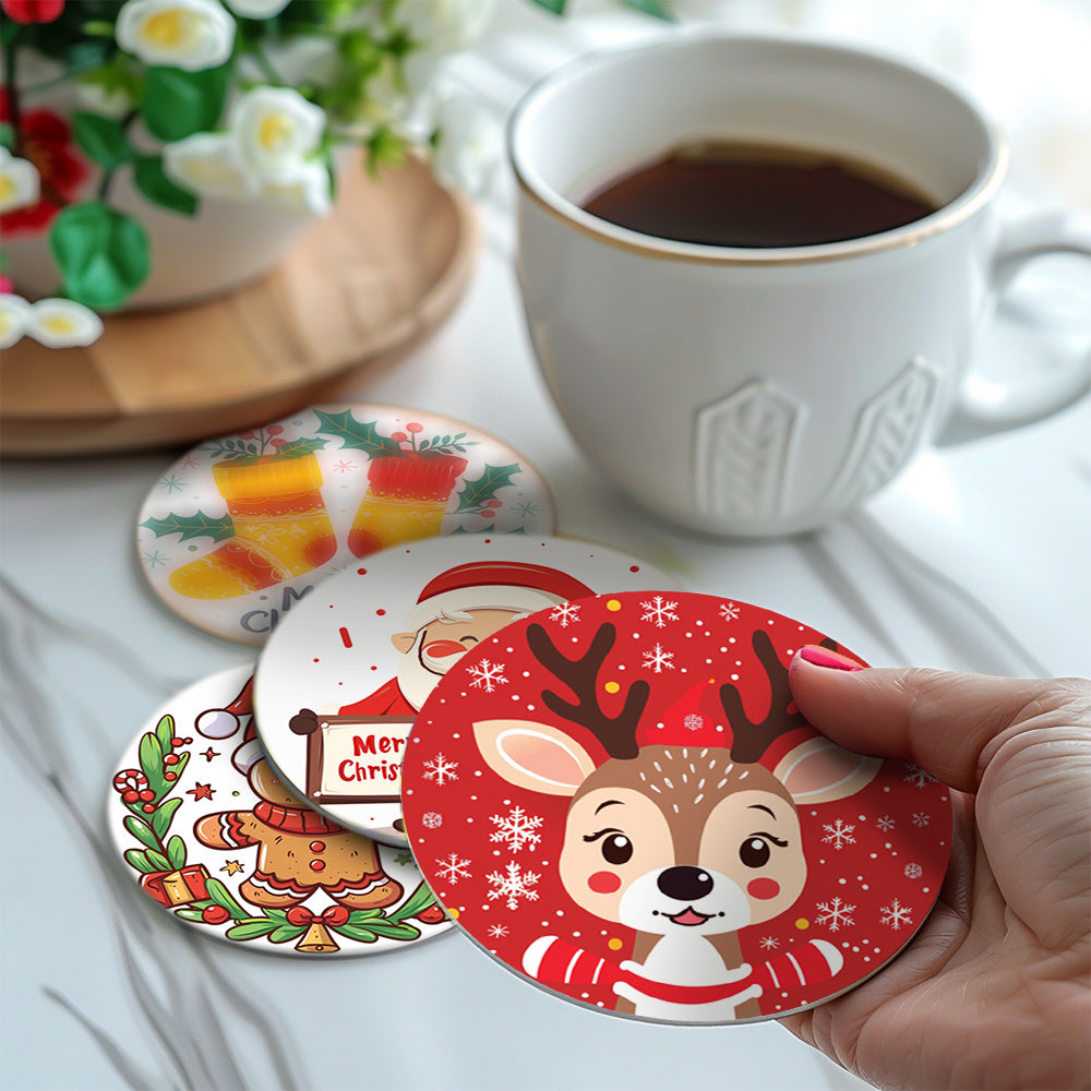 MNZ Tassenuntersetzer Weihnachtsfreude (6er Set)