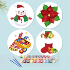 MNZ Telleruntersetzer Weihnachtsfreude (4er Set)