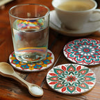 MNZ Tassenuntersetzer Mandala-Magie (6er Set)