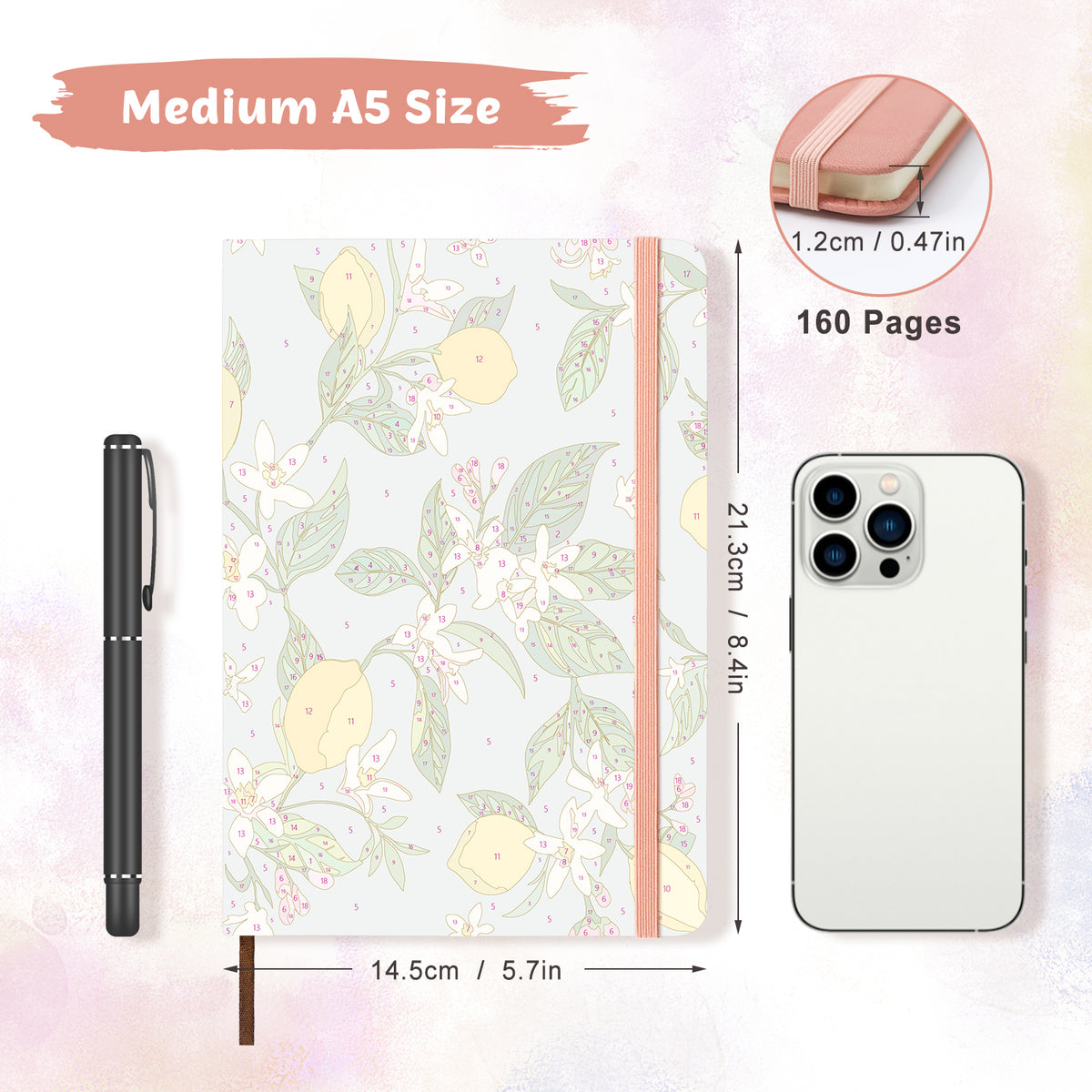 MNZ Notizbuch I LEMON BLOOM