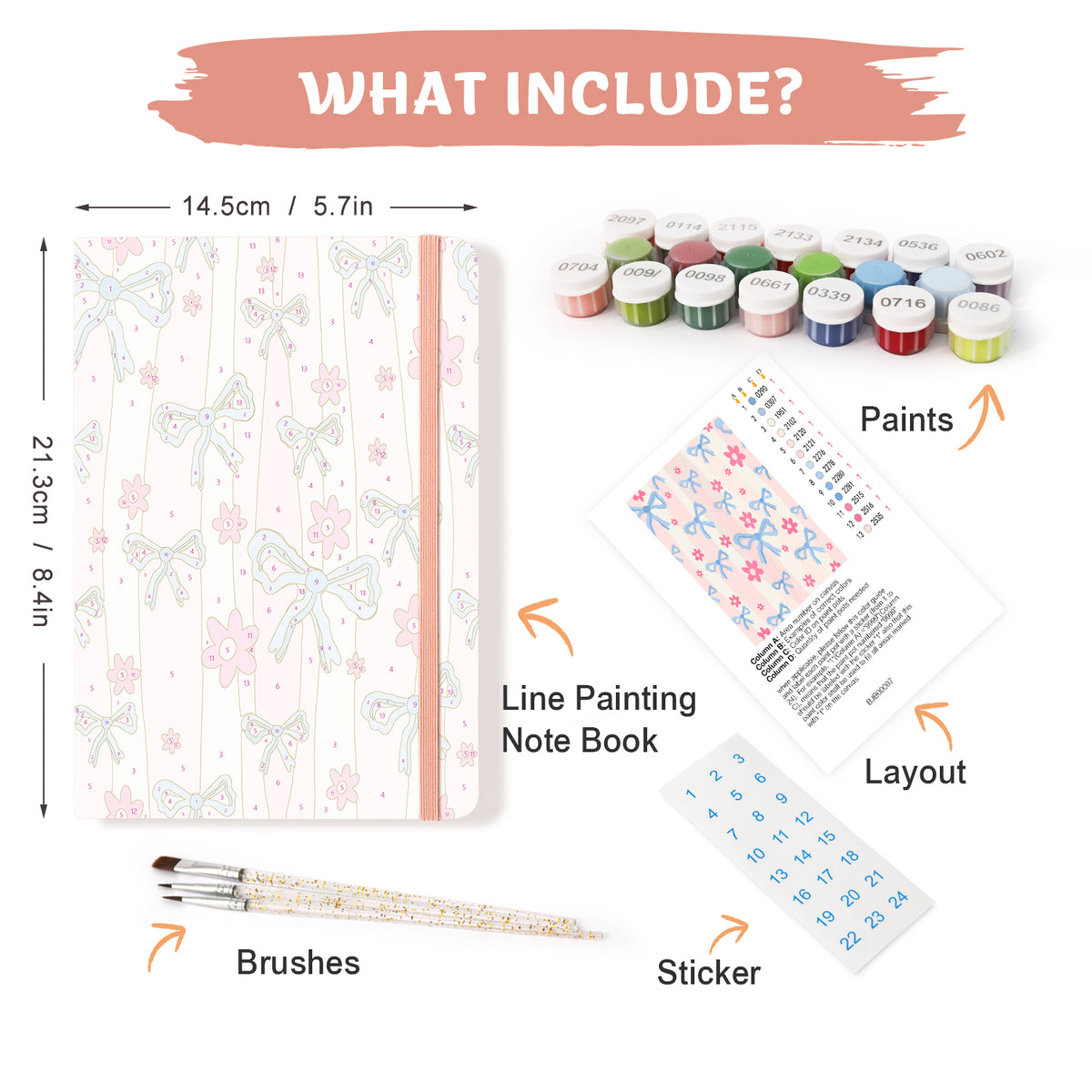MNZ Notizbuch I BOWS & BLOOMS