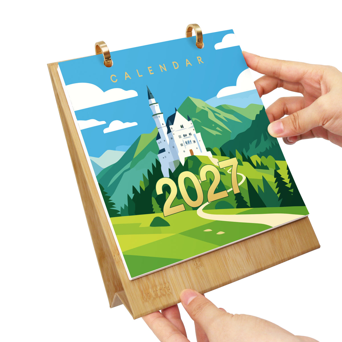 Malen nach Zahlen Kalender 2027 I Reiseziele