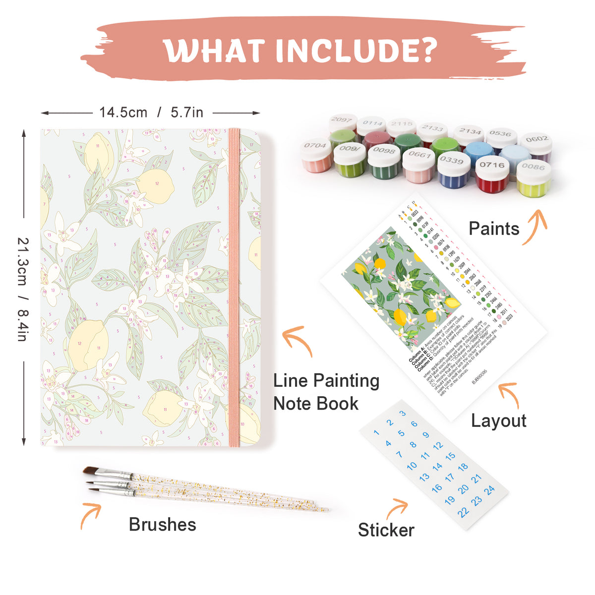 MNZ Notizbuch I LEMON BLOOM
