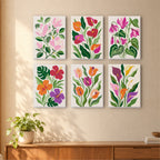 MINI MALEN NACH ZAHLEN I Blumenpracht (6er Set)