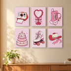 MINI MALEN NACH ZAHLEN I Girly Dreams (6er Set)