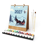 Calendrier de peinture par numéros 2027 I Motifs de transport