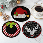 MNZ Tassenuntersetzer Weihnachtssymbole (4er Set)