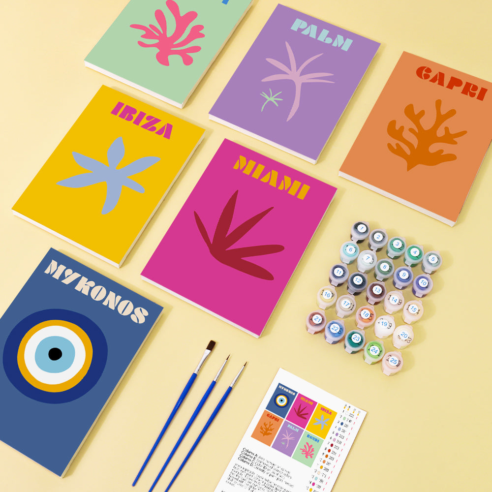 MINI MALEN NACH ZAHLEN I ART Space (6er Set)