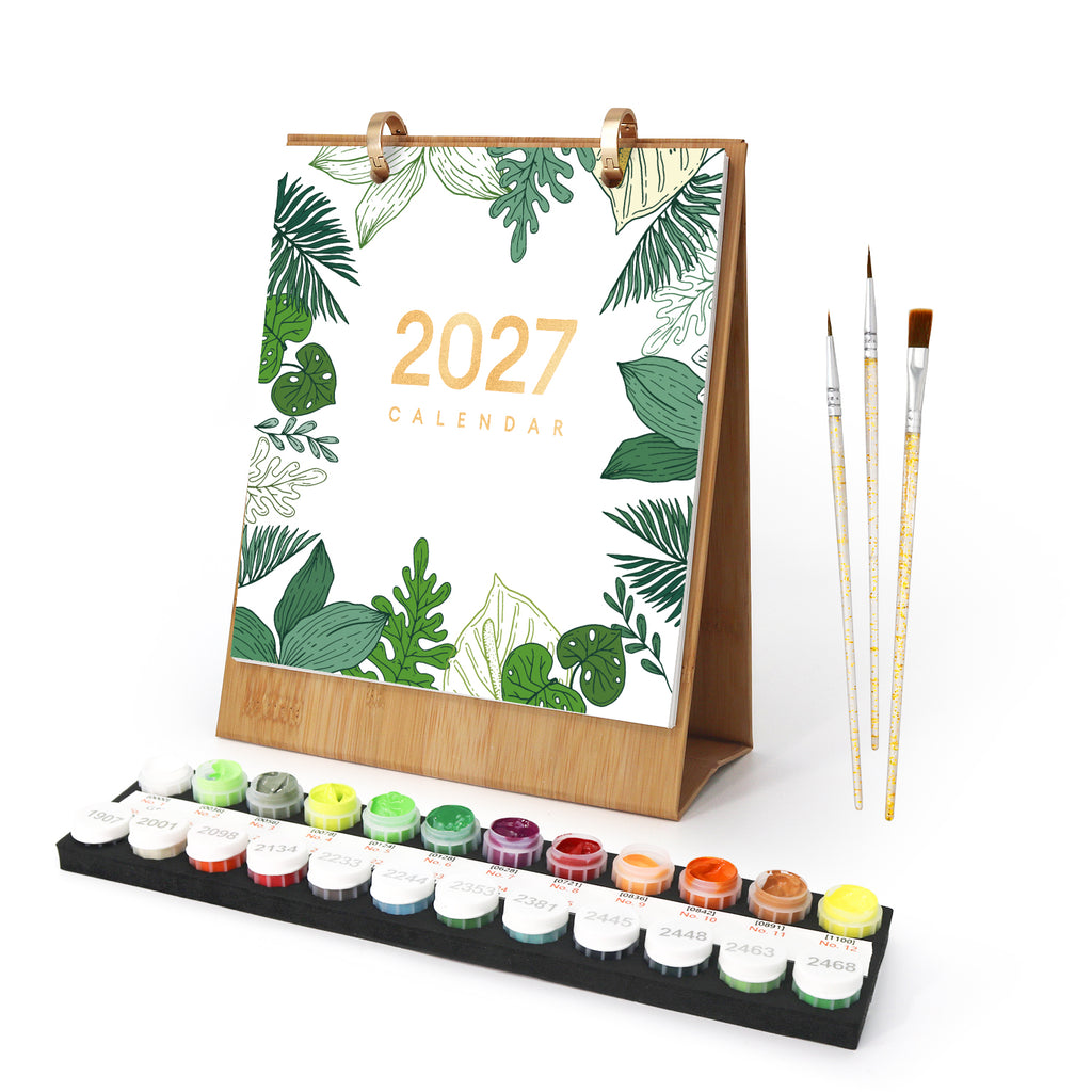 Calendrier Peinture par numéros 2027 I Plantes d'intérieur