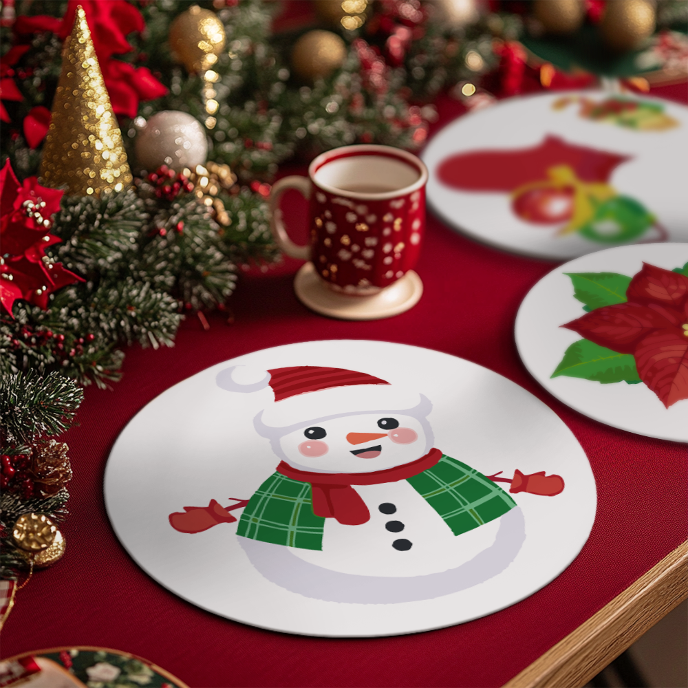 MNZ Telleruntersetzer Weihnachtsfreude (4er Set)