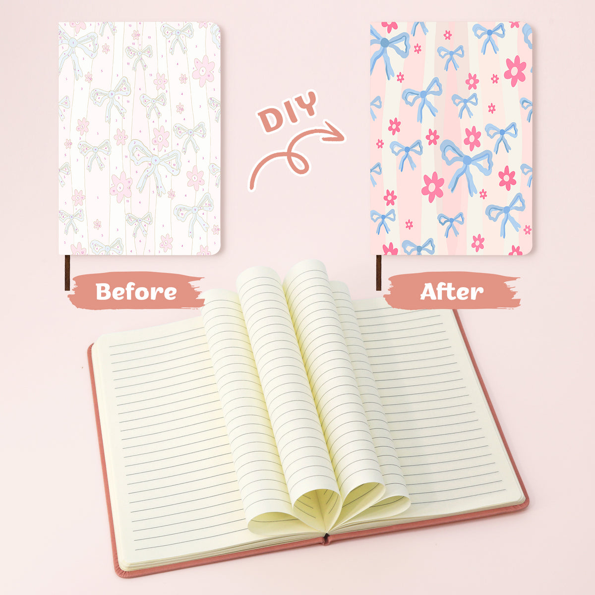 MNZ Notizbuch I BOWS & BLOOMS