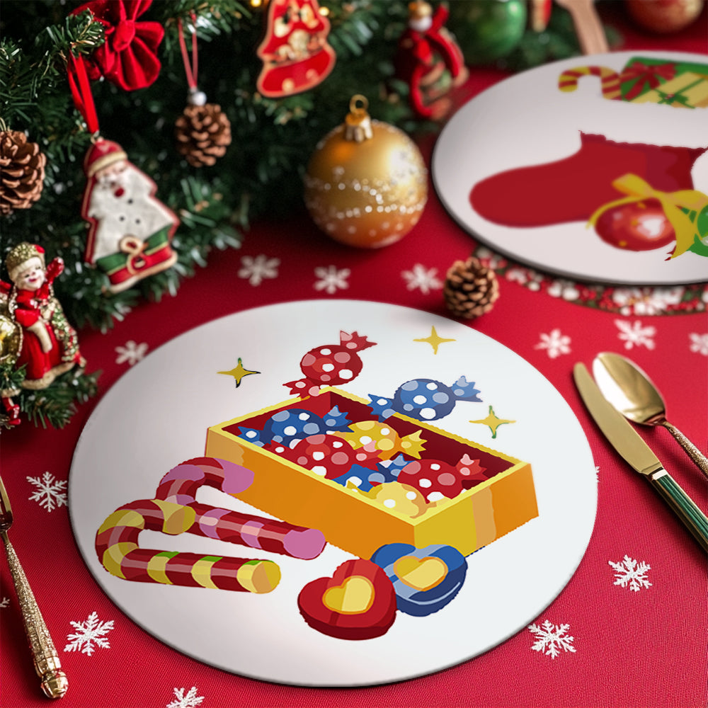 MNZ Telleruntersetzer Weihnachtsfreude (4er Set)