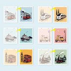 Calendrier de peinture par numéros 2027 I Motifs de transport