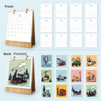 Calendrier de peinture par numéros 2027 I Motifs de transport