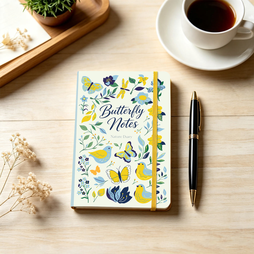 MNZ Notizbuch I BUTTERFLY GARDEN