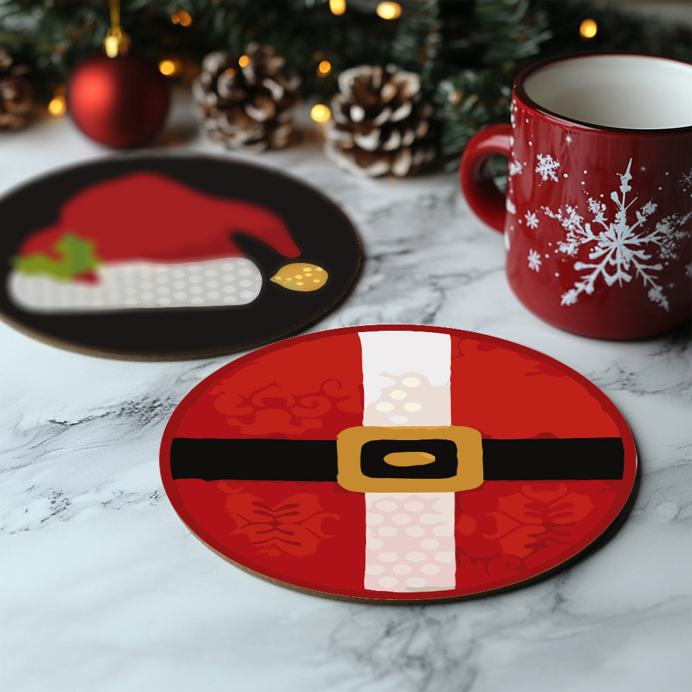 MNZ Tassenuntersetzer Weihnachtssymbole (4er Set)
