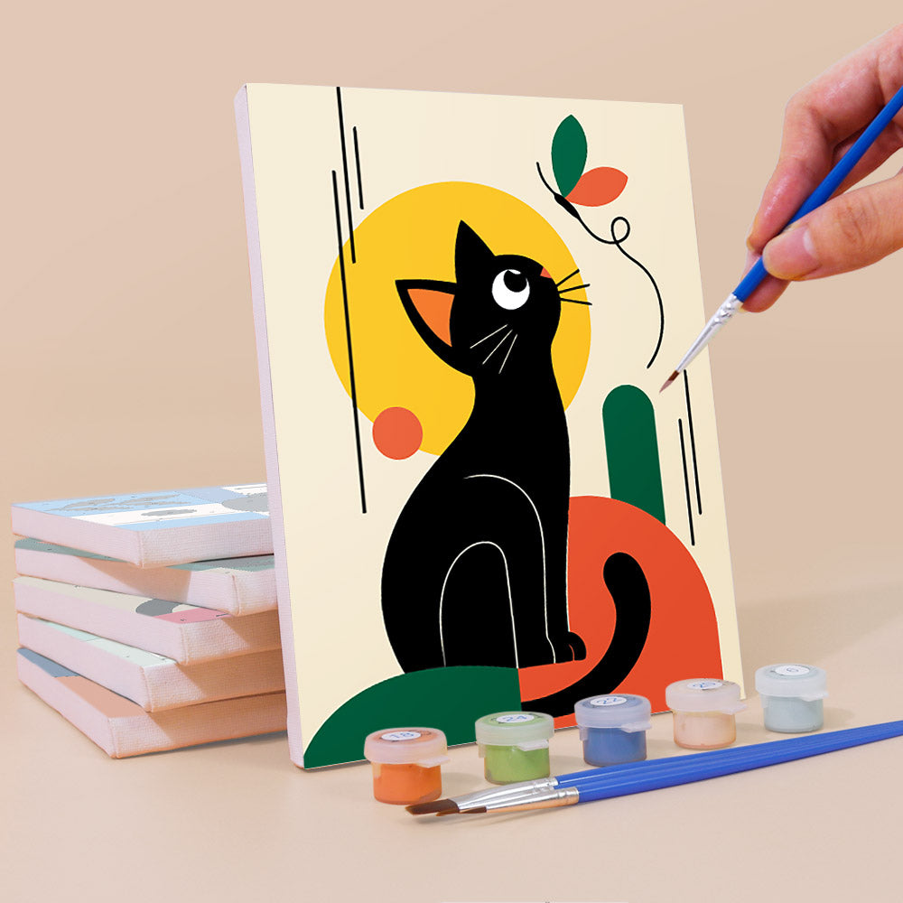 MINI MALEN NACH ZAHLEN I Katzen (6er Set)