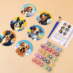 MNZ Tassenuntersetzer Pfotenfreunde (6er Set)
