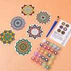 MNZ Tassenuntersetzer Mandala-Magie (6er Set)