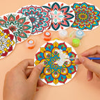 MNZ Tassenuntersetzer Mandala-Magie (6er Set)
