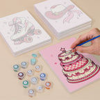 MINI MALEN NACH ZAHLEN I Girly Dreams (6er Set)