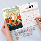 Malen nach Zahlen Kalender 2027 I Städtereise