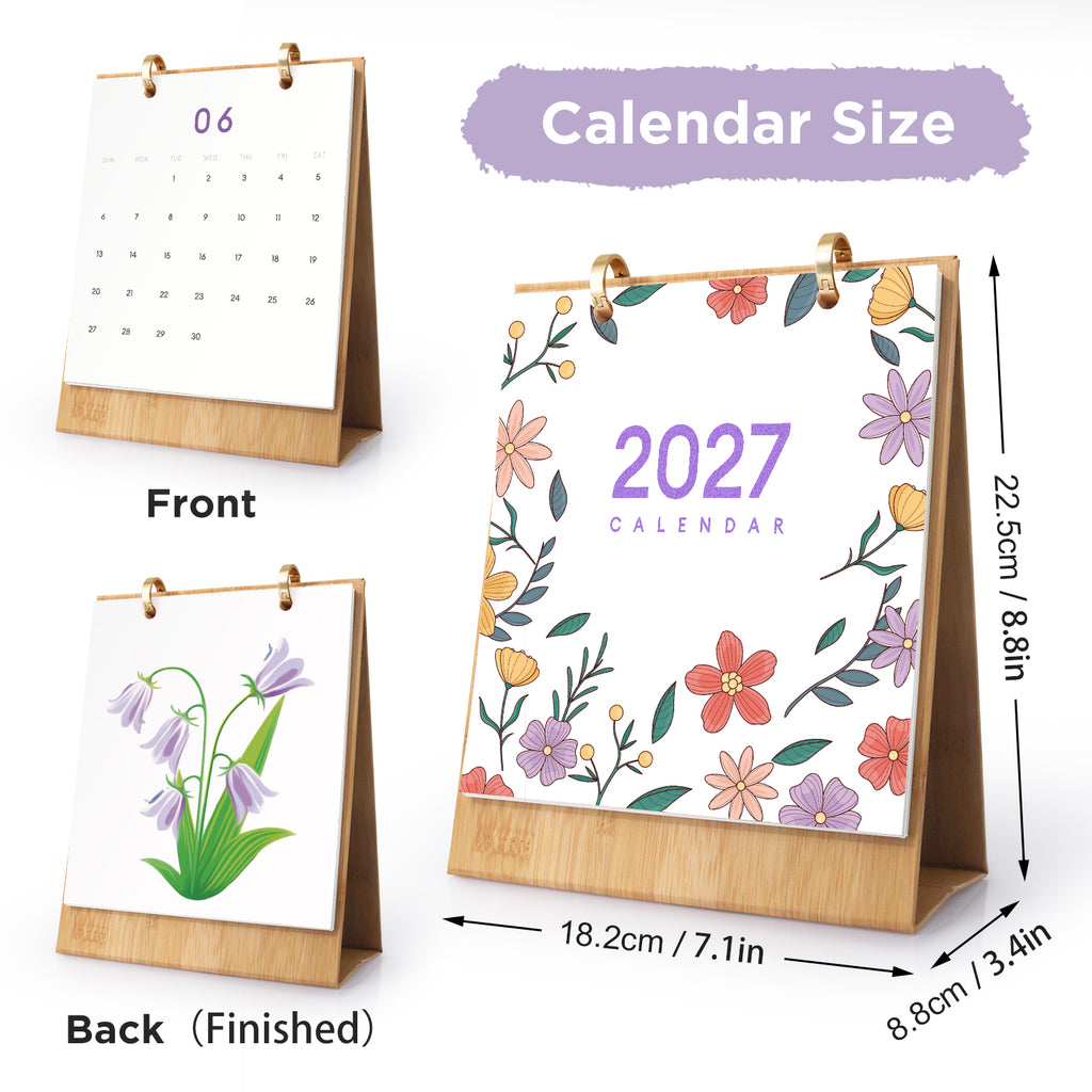 Calendrier Peinture par numéros 2027 | Magie florale