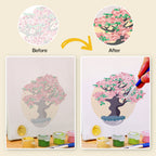 MINI MALEN NACH ZAHLEN I BLOOMING TREES (6er Set)